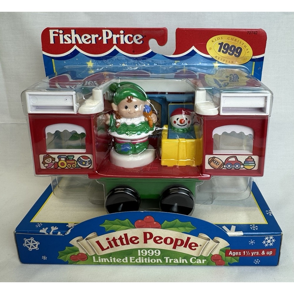 Fisher-Price Little People 1999 Limited Edition Train Car NEW